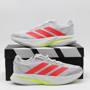 Adidas Women's Duramo Speed‎ 2 Breathable Wide Running Shoes Gray/Red Size 8